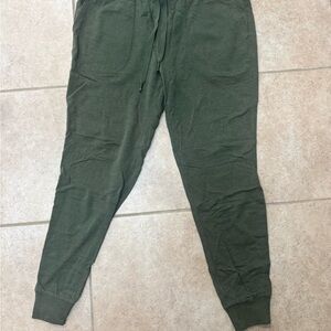 Women's Olive Green Jogger Pants